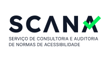 Logotipo serviço de consultoria e auditoria de normas de acessibilidade