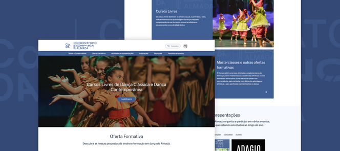 Conservatório de Dança de Almada lança novo website em Drupal 11