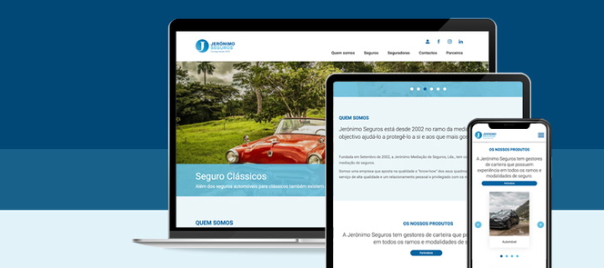 Website Jerónimo Seguros