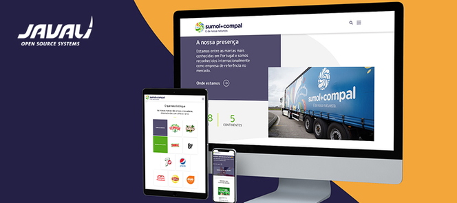 JAVALI desenvolve website para SUMOL+COMPAL