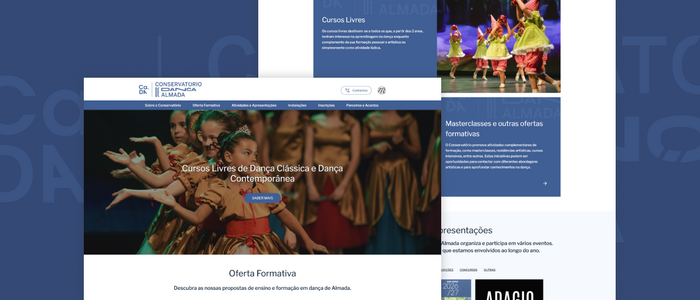 Conservatório de Dança de Almada lança novo website em Drupal 11