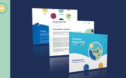 previsualização de ecrãs do website cascais smart pole