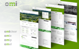imagem com previsualização de vários ecrãs dos websites do grupo omi desenvolvido pela JAVALI